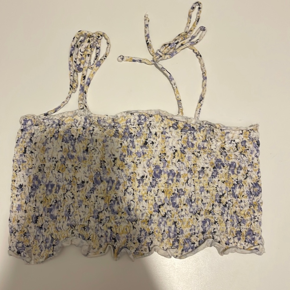 Floral tube top/tank top